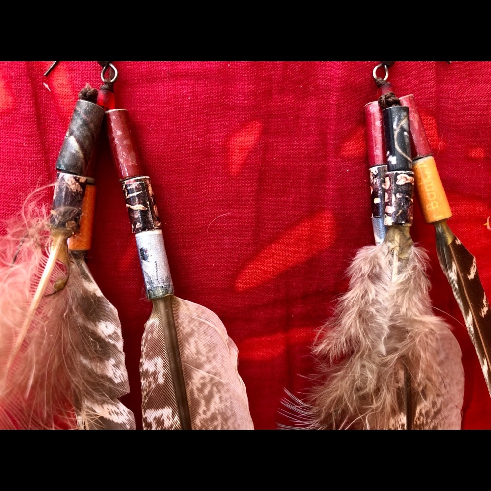 Handmade Feather Earrings